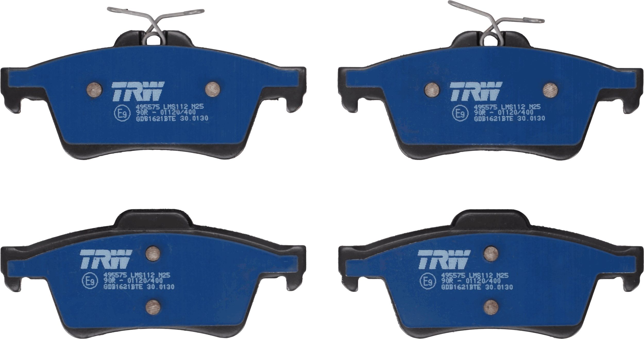 Гальмівні колодки дискові TRW GDB1621BTE - zapix