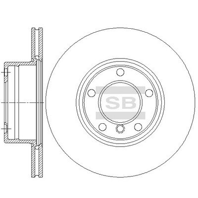 Гальмівний диск HI-Q SD5203 - zapix