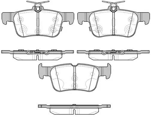 Гальмівні колодки дискові WOKING P1451312 - zapix