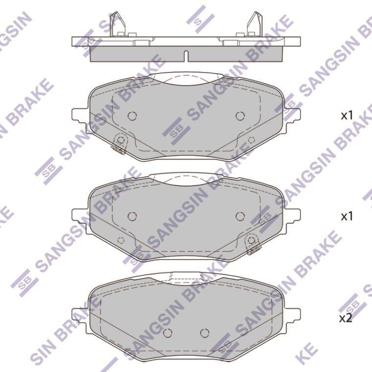 Гальмівні колодки дискові HI-Q SP4225 - zapix