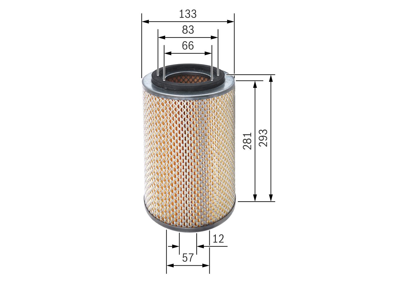 Повітряний фільтр BOSCH F026400186 - zapix
