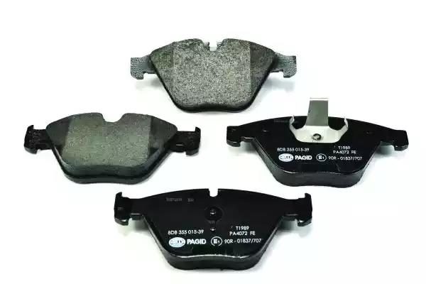 Гальмівні колодки дискові HELLA PAGID 8DB355015391 - zapix