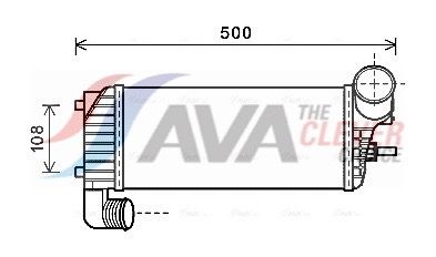 Інтеркулер AVA QUALITY COOLING FD4574 - zapix