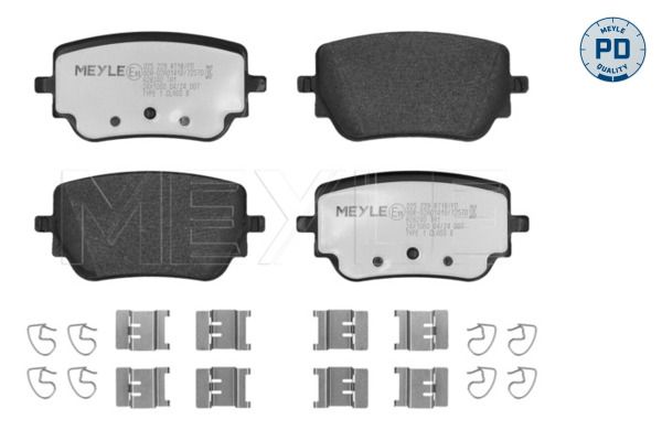 Гальмівні колодки дискові MEYLE 0252298718PD - zapix