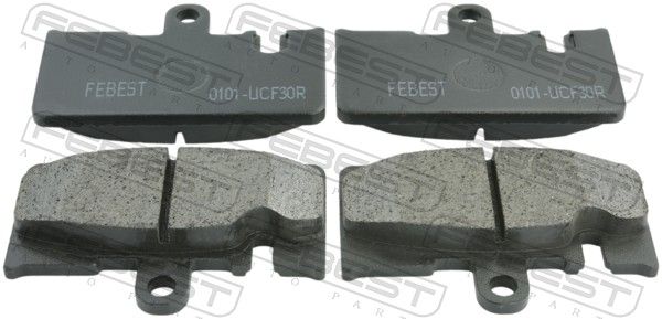 Гальмівні колодки дискові FEBEST 0101UCF30R - zapix