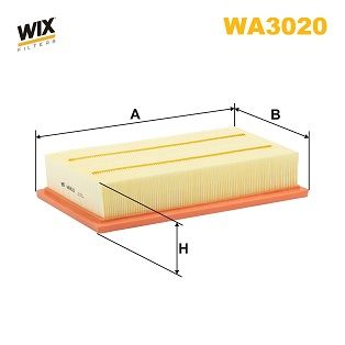 Повітряний фільтр WIX FILTERS WA3020 - zapix