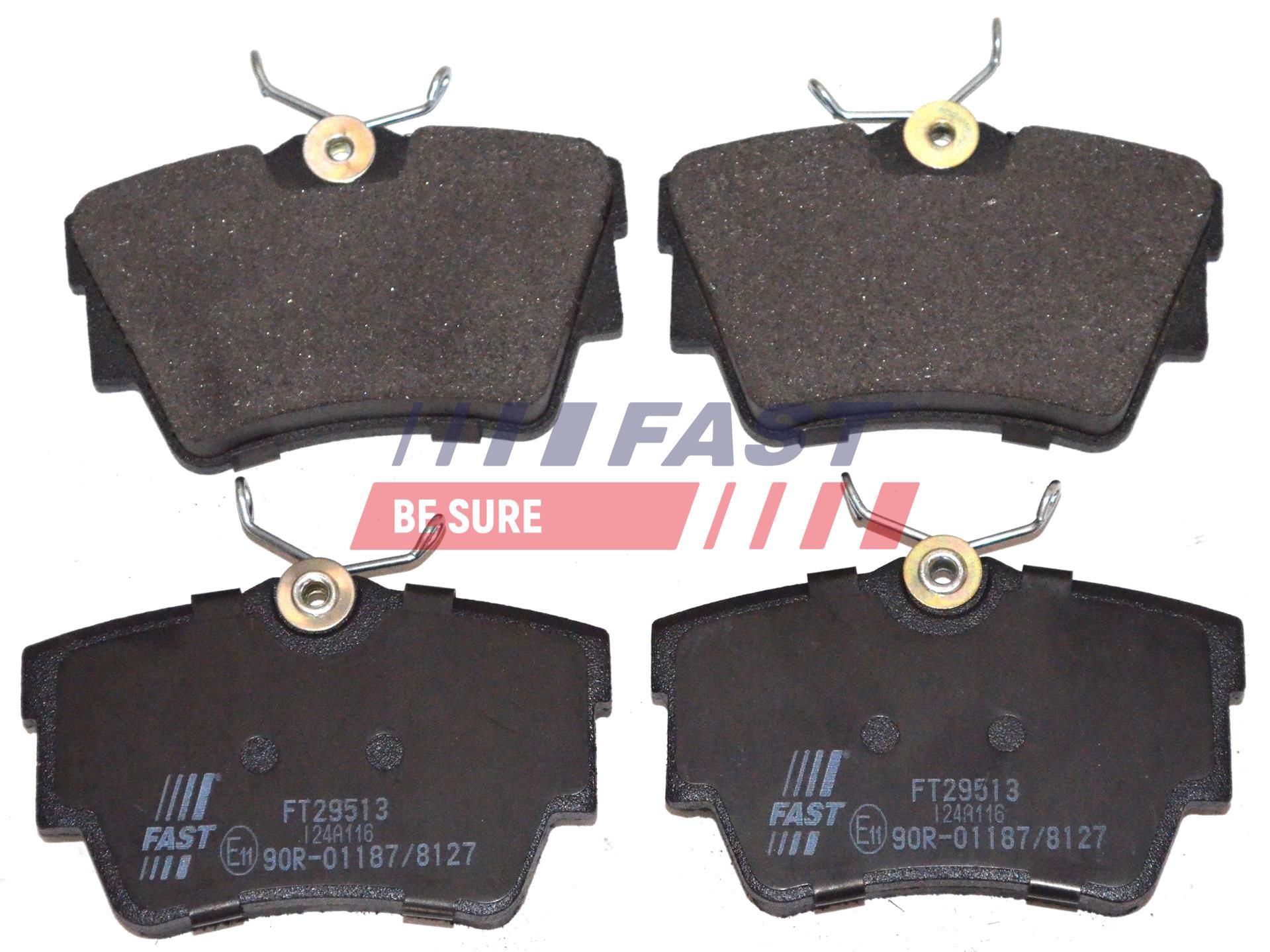 Тормозные колодки дисковые FAST FT29513