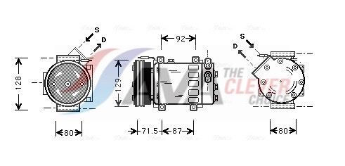 Компресор кондиціонера AVA QUALITY COOLING RTAK281 - zapix