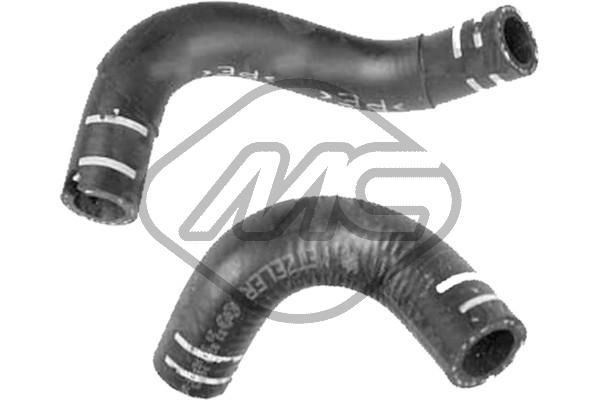 Патрубок системи охолодження METALCAUCHO 09424 - zapix