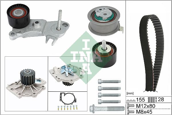 Комплект ременя ГРМ SCHAEFFLER INA 530076230 - zapix