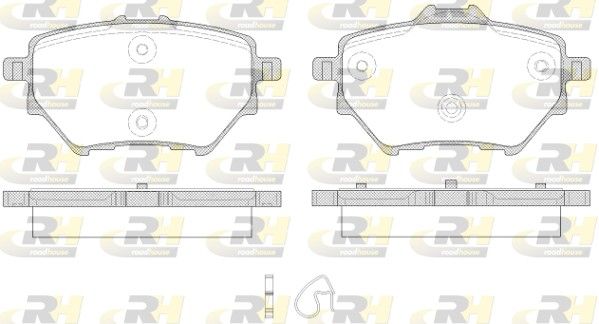 Гальмівні колодки дискові ROADHOUSE 2156200 - zapix
