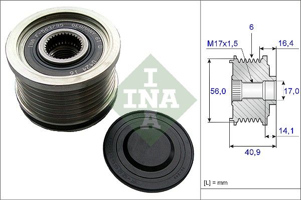 Муфта генератора SCHAEFFLER INA 535021310 - zapix