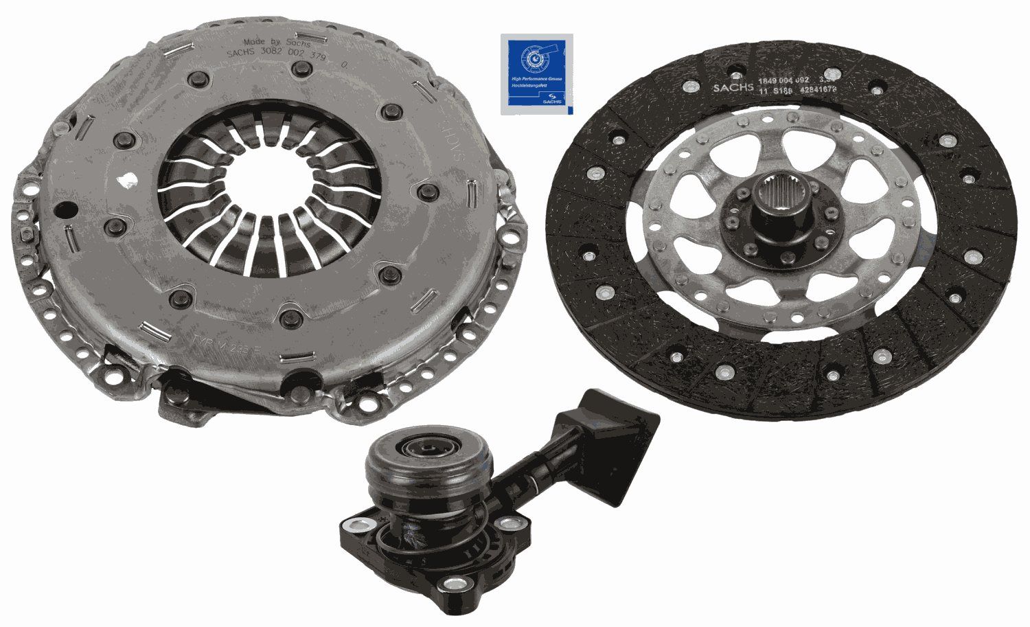 Комплект зчеплення SACHS 3000990558 - zapix