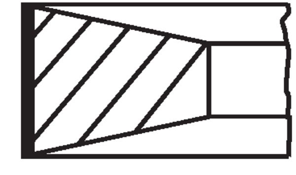 Комплект поршневих кілець MAHLE 007RS001060N0 - zapix