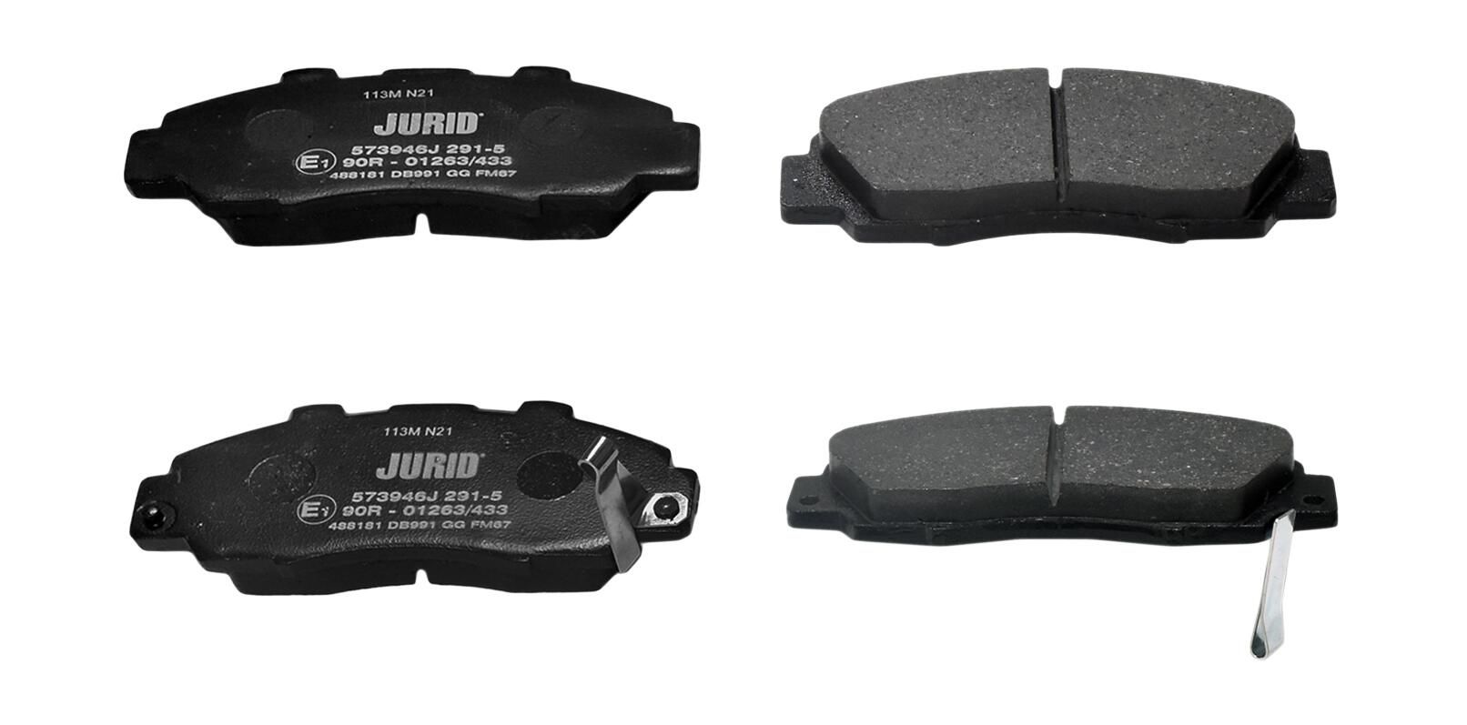 Гальмівні колодки дискові JURID 573946J - zapix