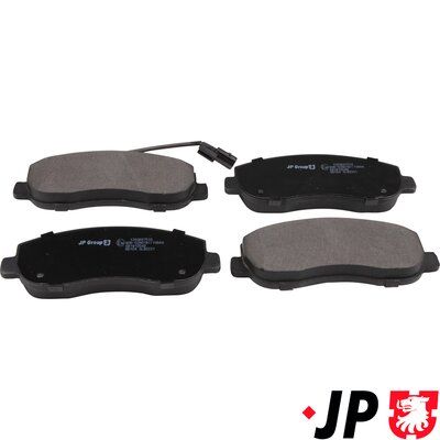 Гальмівні колодки дискові JP GROUP 1263607510 - zapix