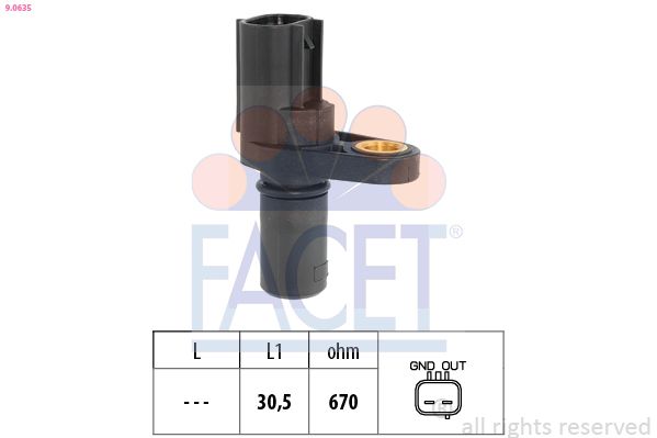 Датчик положення розподільного вала FACET 90635 - zapix