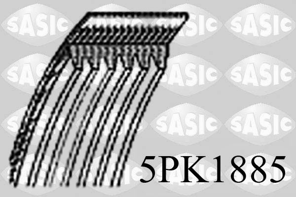 Поліклиновий ремінь SASIC 5PK1885 - zapix