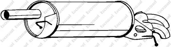 Глушник BOSAL 233115 - zapix