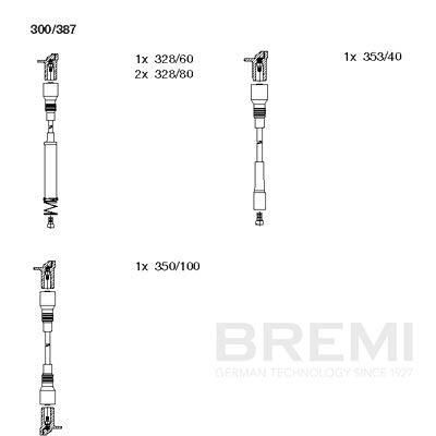 Кабелі запалювання BREMI 300387 - zapix