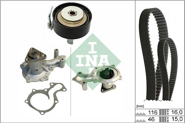 Комплект ременя ГРМ SCHAEFFLER INA 530074530 - zapix
