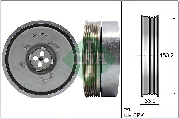Шків колінвалу SCHAEFFLER INA 544050210 - zapix