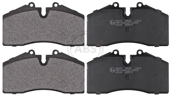 Гальмівні колодки дискові A.B.S. 36815 - zapix