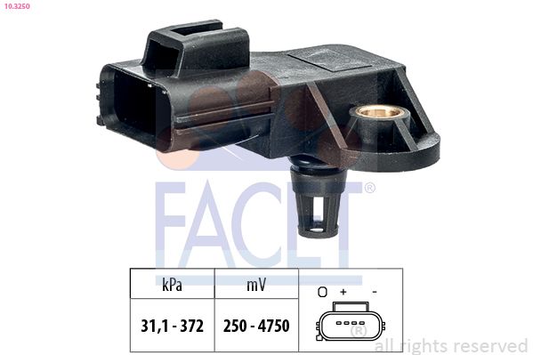 Датчик тиску наддува FACET 103250 - zapix