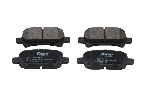 Гальмівні колодки дискові KAVO PARTS KBP9119 - zapix