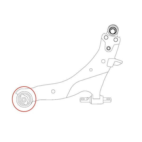 Сайлентблок важеля CTR GV1033 - zapix