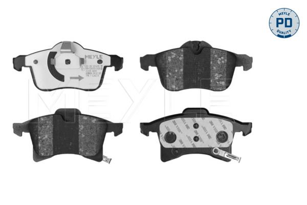 Гальмівні колодки дискові MEYLE 0252833219PD - zapix