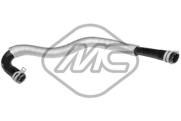 Патрубок системи охолодження METALCAUCHO 99244 - zapix