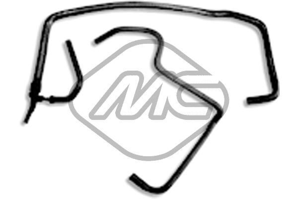 Патрубок системи охолодження METALCAUCHO 08648 - zapix