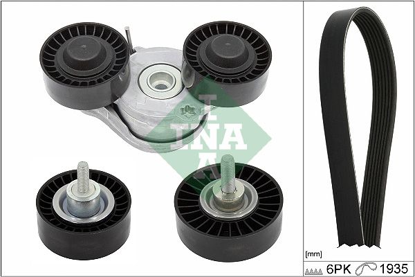 Комплект поліклинових ременів SCHAEFFLER INA 529042610 - zapix