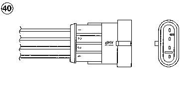 Кисневий датчик NGK 94221 - zapix