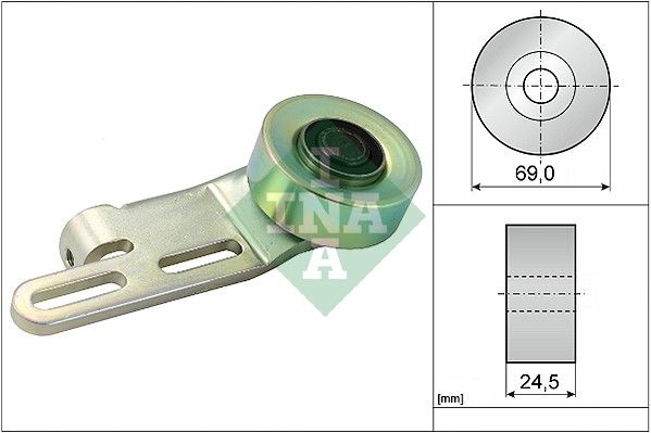 Ролик натяжний ременя приводного SCHAEFFLER INA 531023910 - zapix