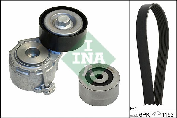 Комплект поліклинових ременів SCHAEFFLER INA 529001910 - zapix