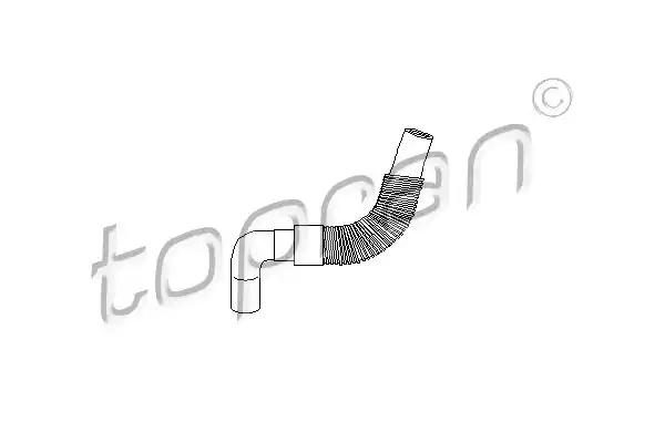 Патрубок системи охолодження TOPRAN 108309 - zapix