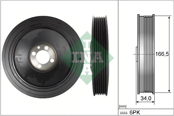 Шків колінвалу SCHAEFFLER INA 544015010 - zapix