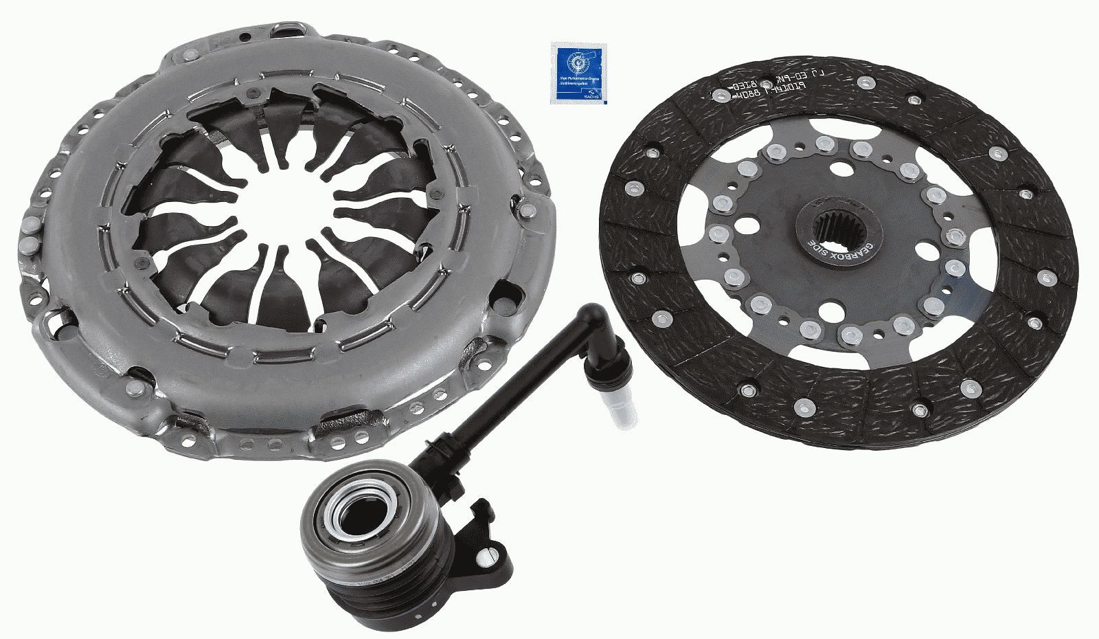 Комплект зчеплення SACHS 3000990550 - zapix