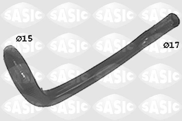 Патрубок системи охолодження SASIC SWH0350 - zapix