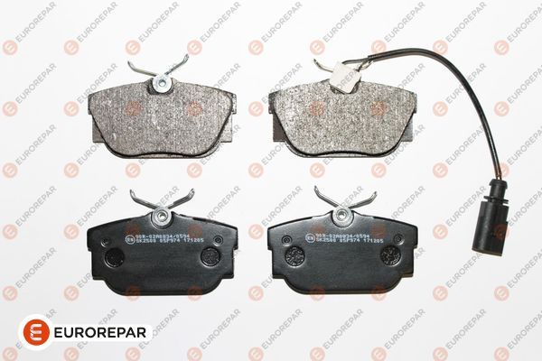 Гальмівні колодки дискові EUROREPAR 1617263080