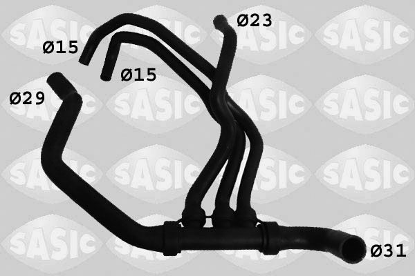 Патрубок системи охолодження SASIC 3404032 - zapix