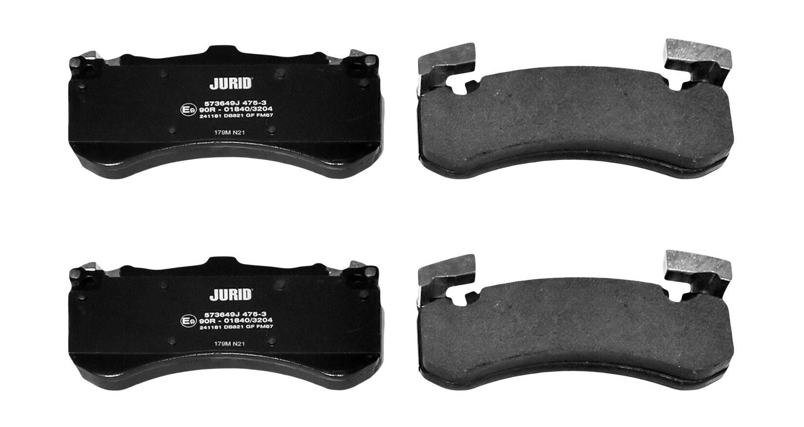 Гальмівні колодки дискові JURID 573649J - zapix
