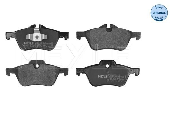 Гальмівні колодки дискові MEYLE 0252328118 - zapix