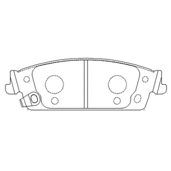 Гальмівні колодки дискові CTR GK1527 - zapix