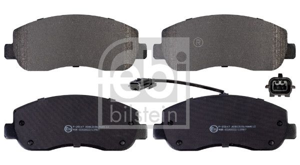 Гальмівні колодки дискові FEBI BILSTEIN 16845 - zapix
