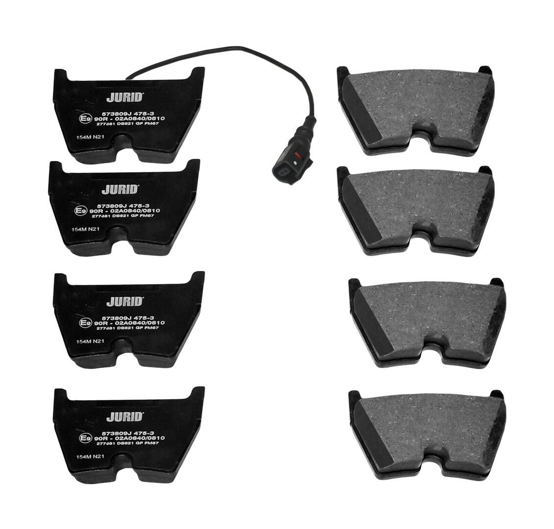 Гальмівні колодки дискові JURID 573809J - zapix