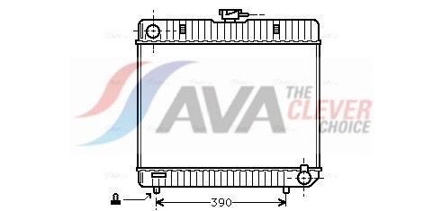 Радіатор охолодження двигуна AVA QUALITY COOLING MS2042 - zapix