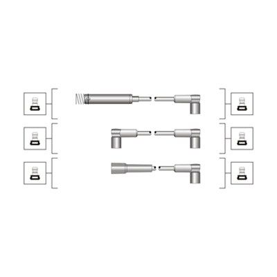 Кабелі запалювання MAGNETI MARELLI 941319170013 - zapix